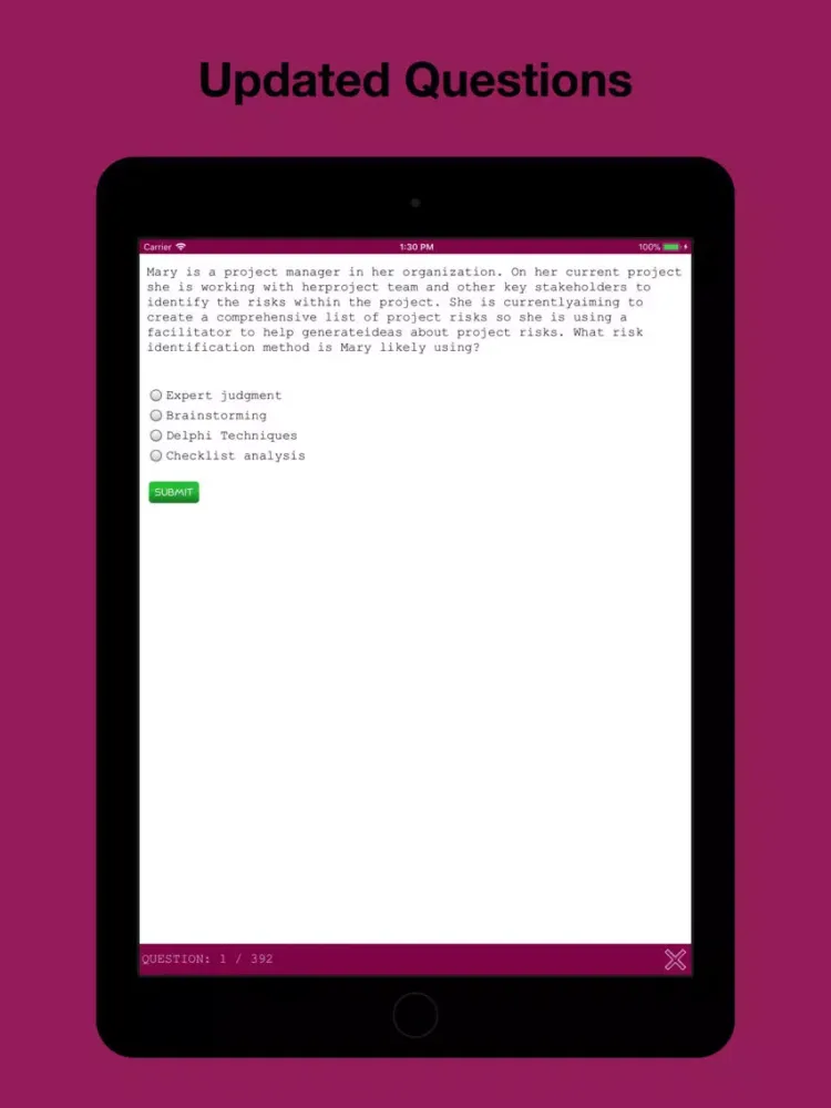 CRISC Test Prep iPad  Screenshots