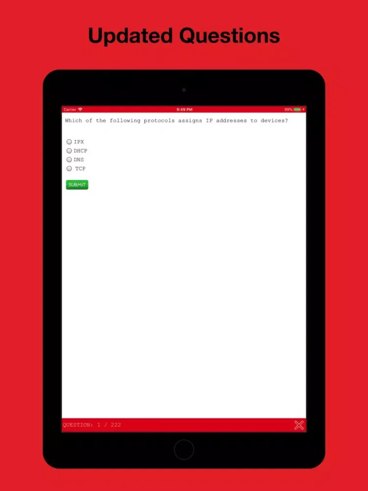 Tangkapan skrin CompTIA HIT-001 Test Prep iPad 