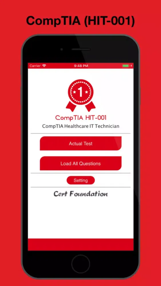 Tangkapan skrin CompTIA HIT-001 Test Prep