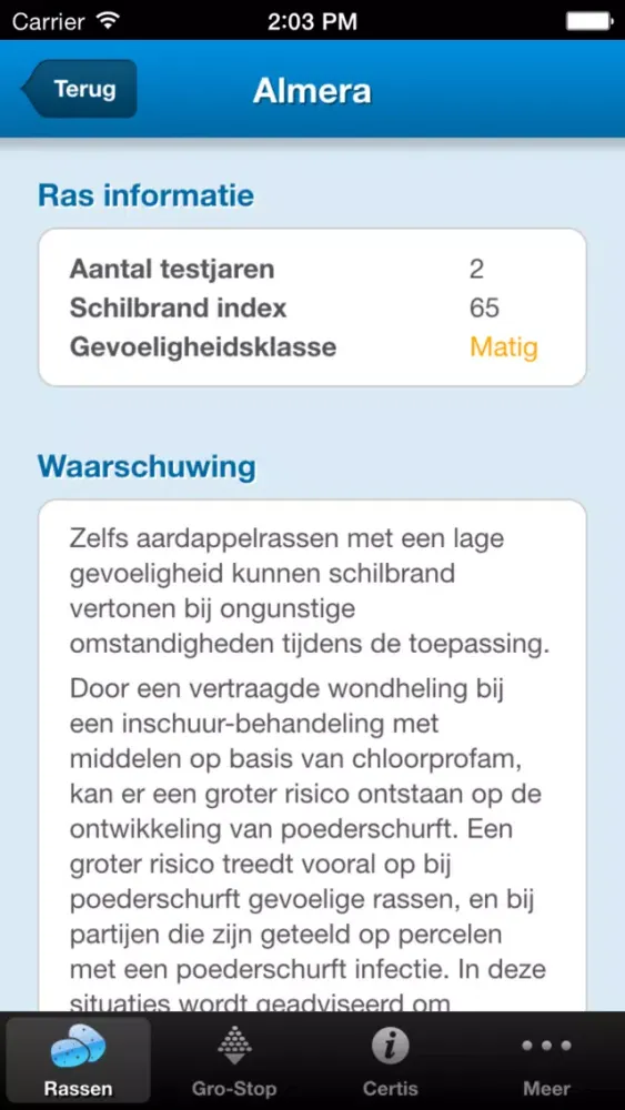 Screenshot di Gro-Stop (NL)
