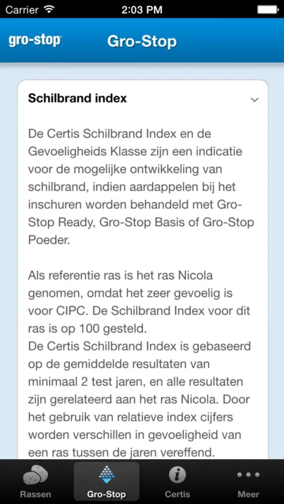 Screenshot di Gro-Stop (NL)