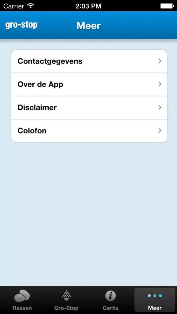 Screenshot di Gro-Stop (NL)