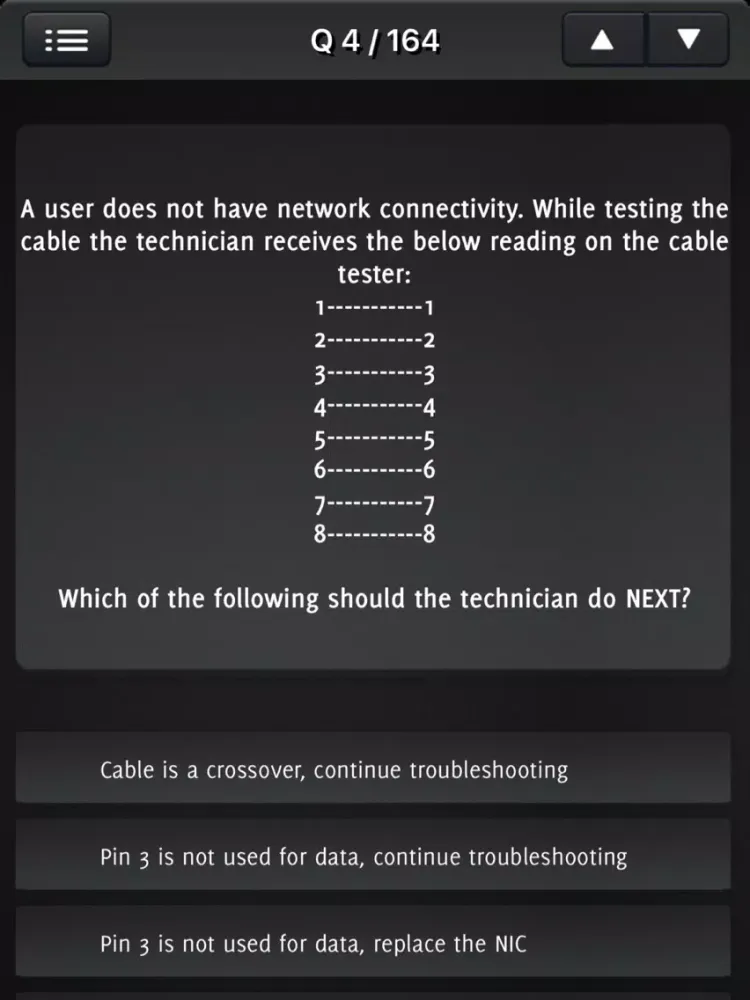 CompTIA Network+ N10-006 - 620 Exam Prep Questions iPad 应用截图
