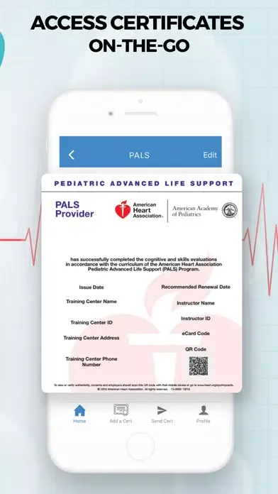 Certs-U: ACLS, PALS, CNA & CPR Ekran Görüntüleri