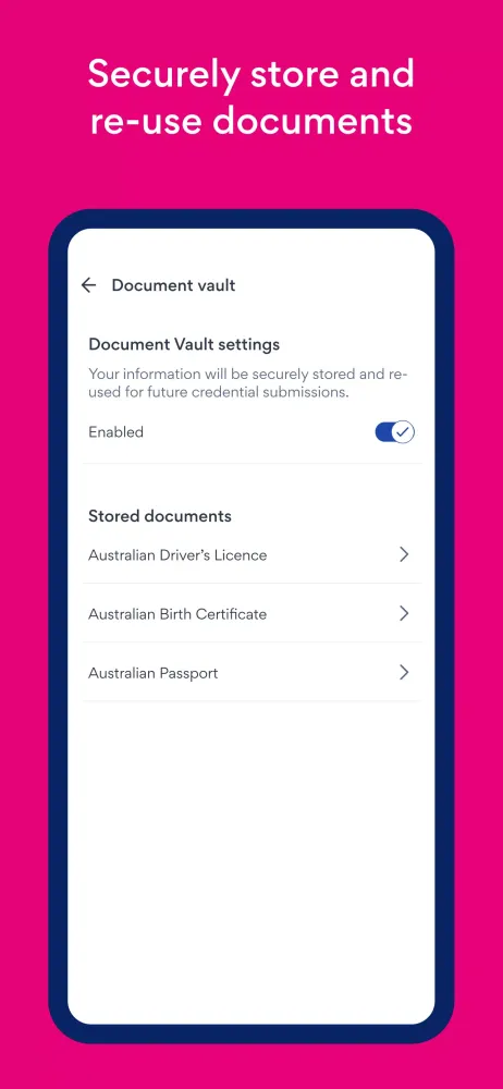 Ảnh chụp màn hình của SEEK Pass