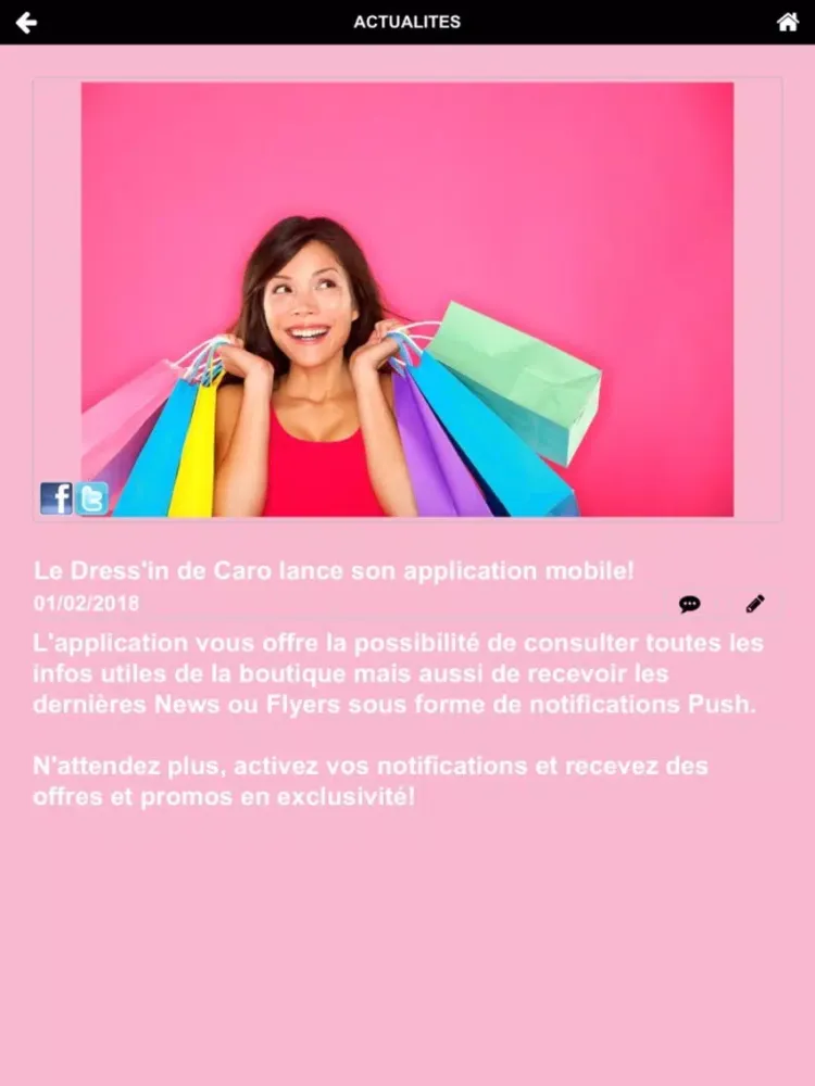 Le Dress'in de Caro iPad  スクリーンショット