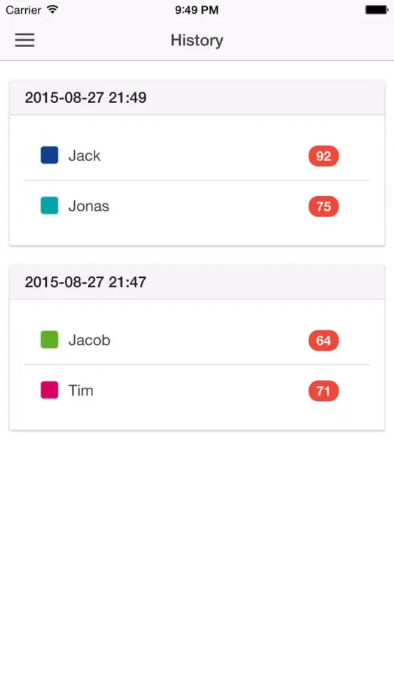 3 Sided Dominos Score Keeper Screenshots
