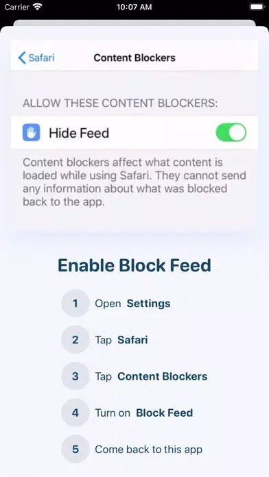 Ảnh chụp màn hình của Block Feed: Save Time & Detox
