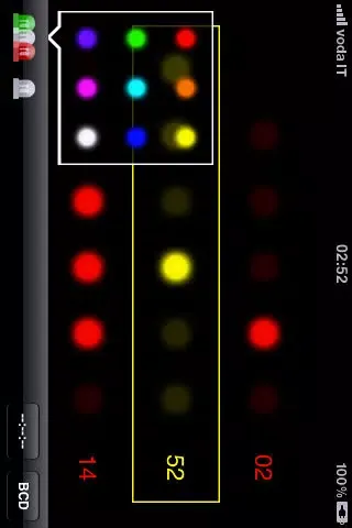 ภาพหน้าจอของ 01Clock - The most beautiful binary clock