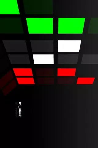 ภาพหน้าจอของ 01Clock - The most beautiful binary clock