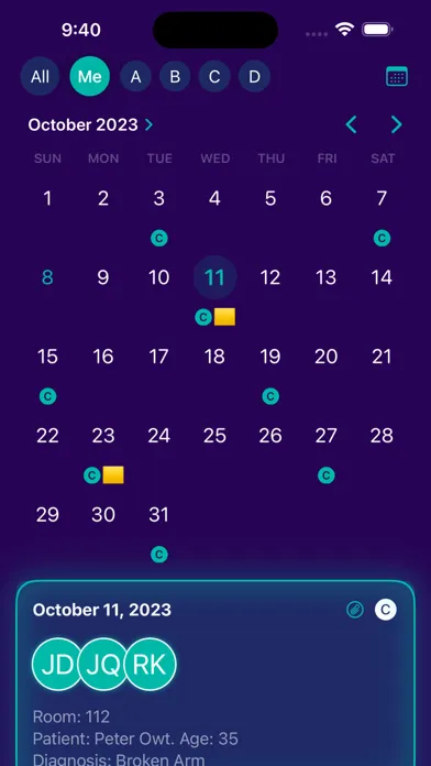 Скриншоты On-Call Schedule