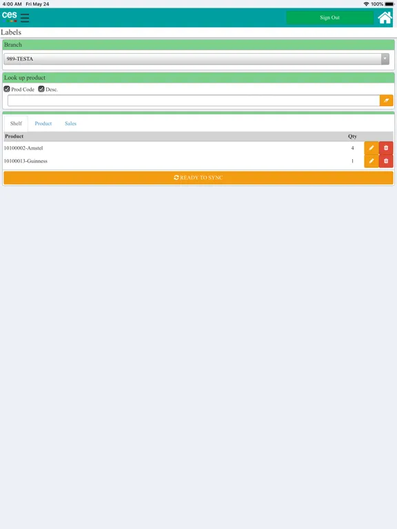 Tangkapan skrin CES Intelligence iPad 