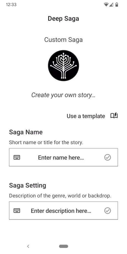 Deep Saga: AI Text RPG Screenshots