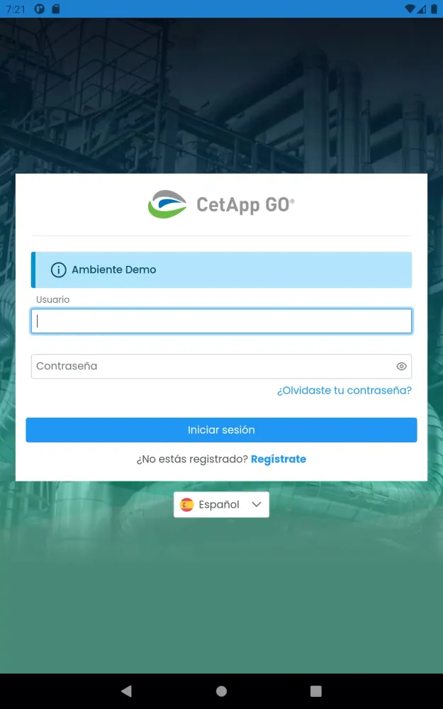 Screenshot di CetApp GO