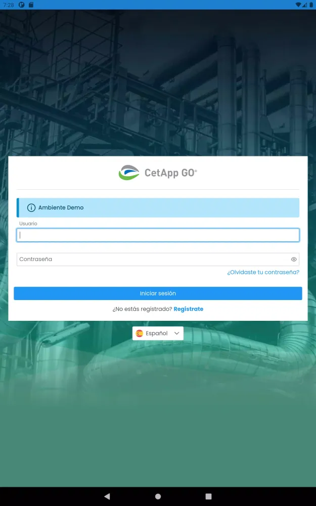 Screenshot di CetApp GO