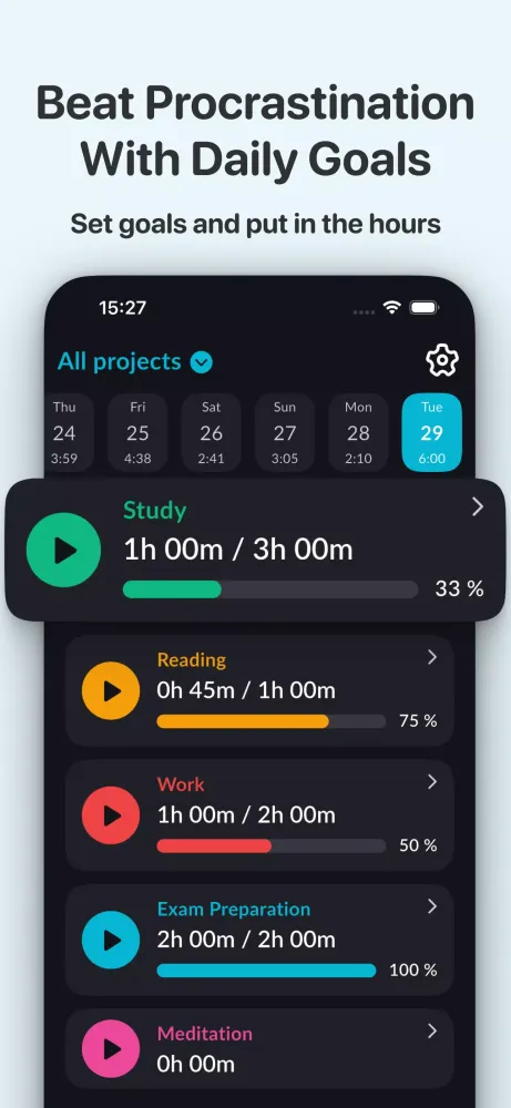 Tangkapan skrin Pomodoro Timer: Stay Focused