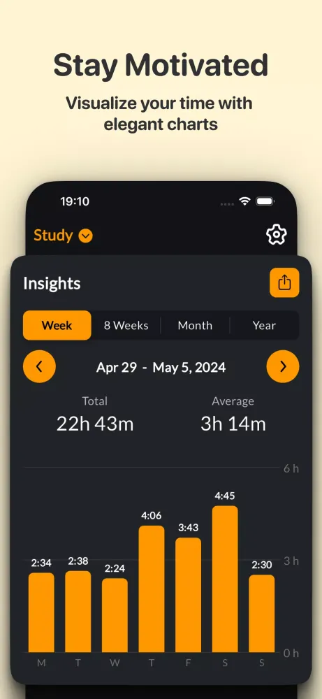 Tangkapan skrin Pomodoro Timer: Stay Focused