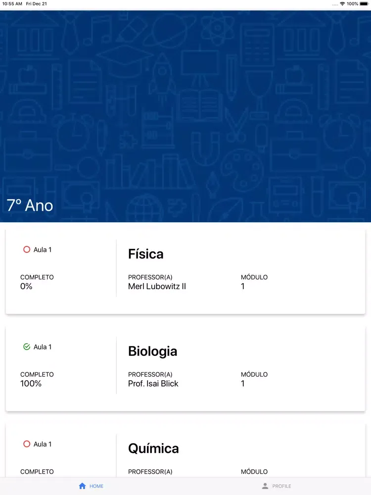 Plataforma CEV iPad  Ekran Görüntüleri
