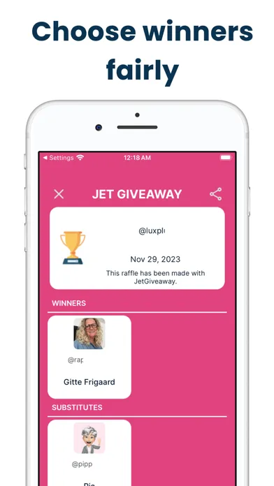 تصاویر Jet Giveaway for Instagram