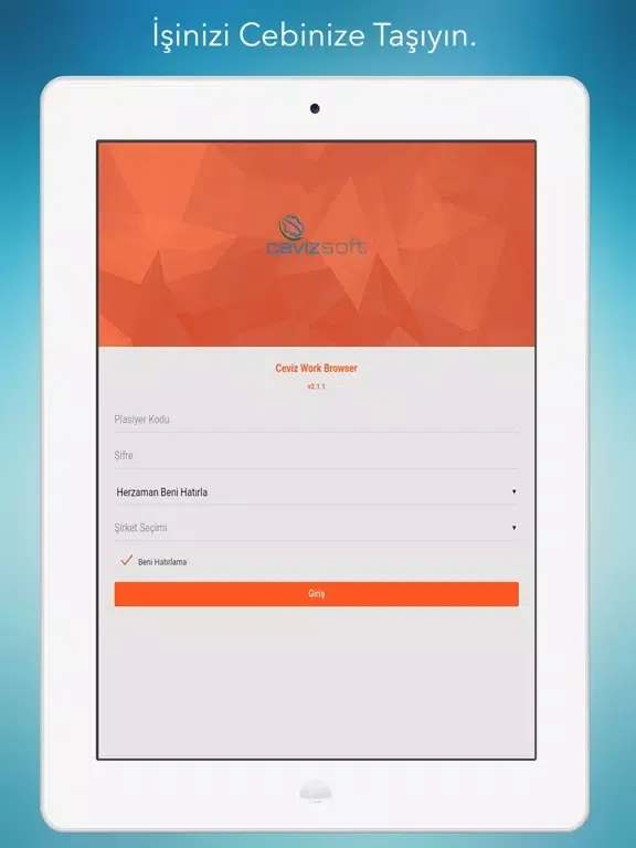 CWB Online İş Zekası iPad  স্ক্রিনশট