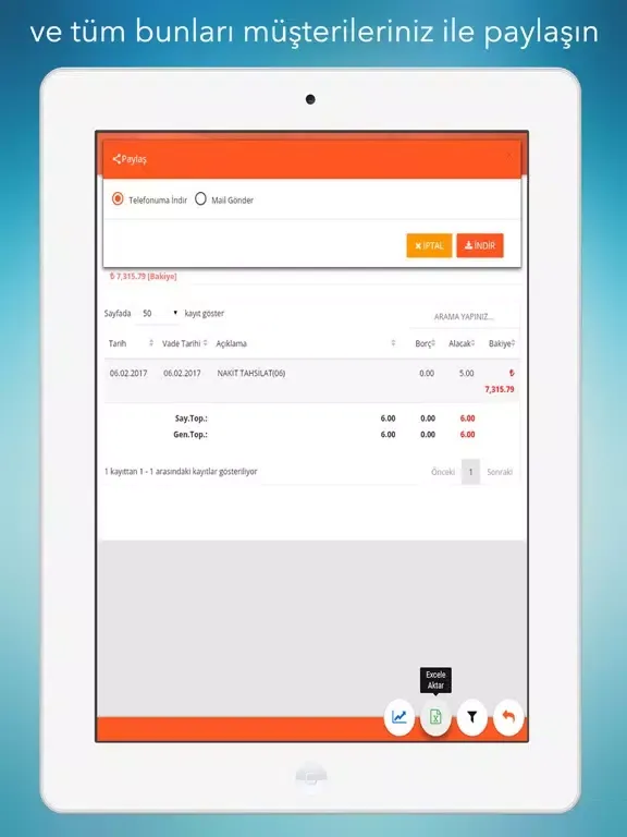 CWB Online İş Zekası iPad  স্ক্রিনশট