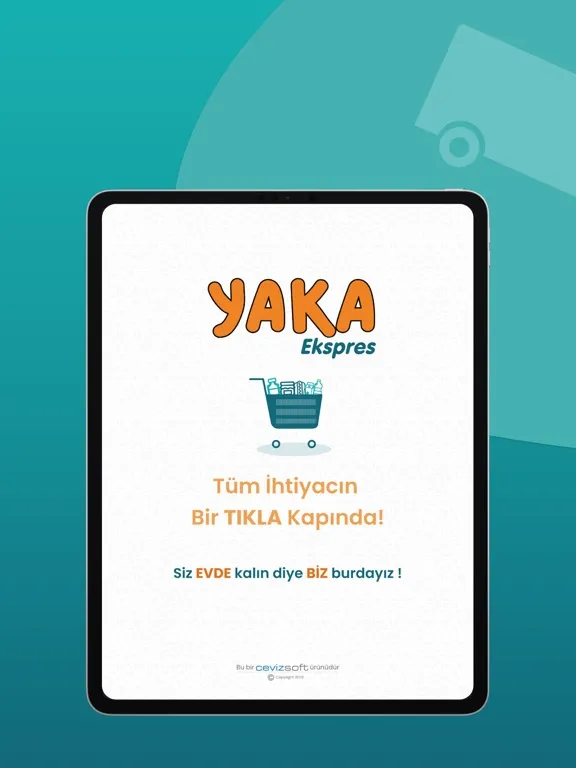 ภาพหน้าจอของ Yaka Market iPad 