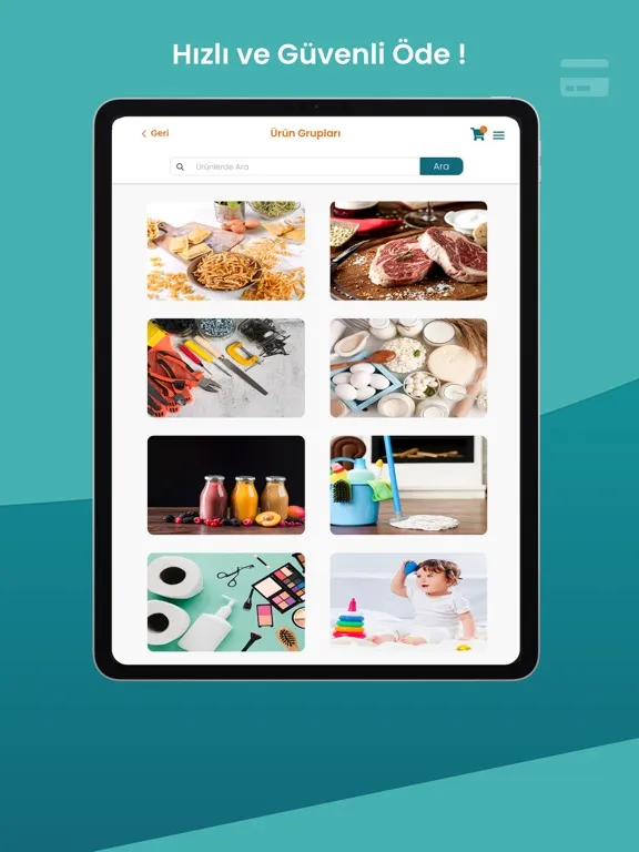 ภาพหน้าจอของ Yaka Market iPad 
