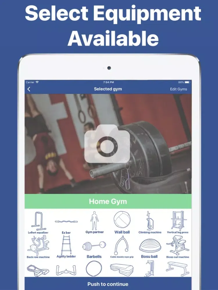 Capturas de tela do Gymster- Gym Tracker & Macros iPad 