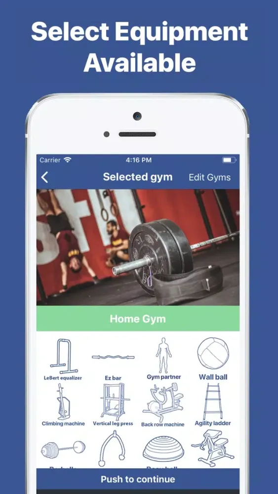 Capturas de tela do Gymster- Gym Tracker & Macros