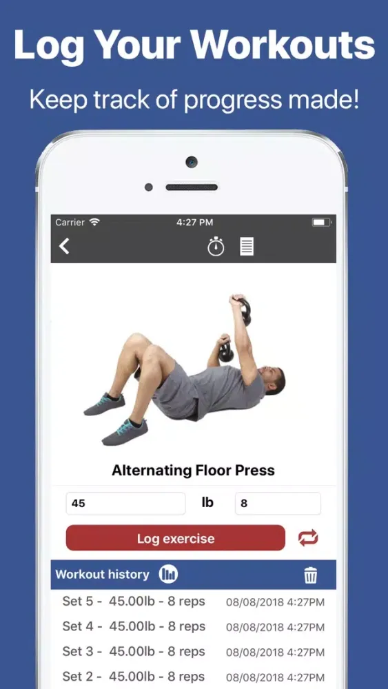 Capturas de tela do Gymster- Gym Tracker & Macros