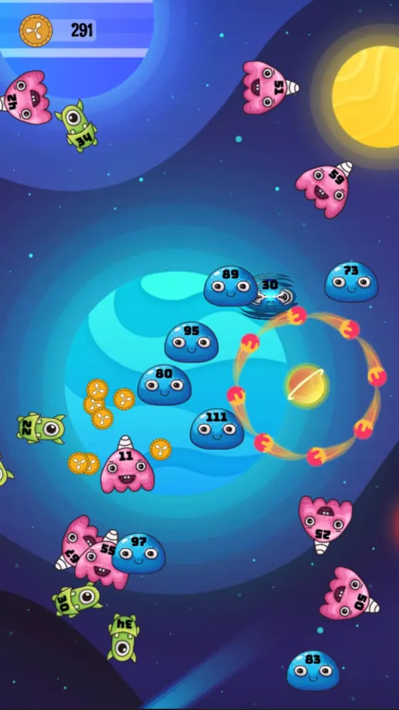 ภาพหน้าจอของ Galaxy Fight