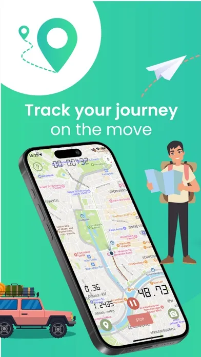 Tangkapan skrin Track My Journey - Travel Log