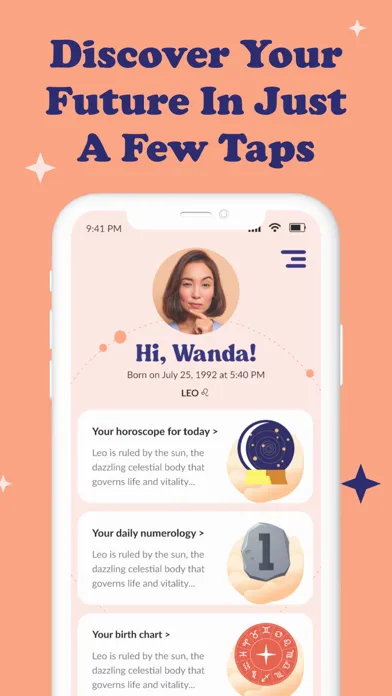 Capturas de tela do Astrology Palm Reader Advisor