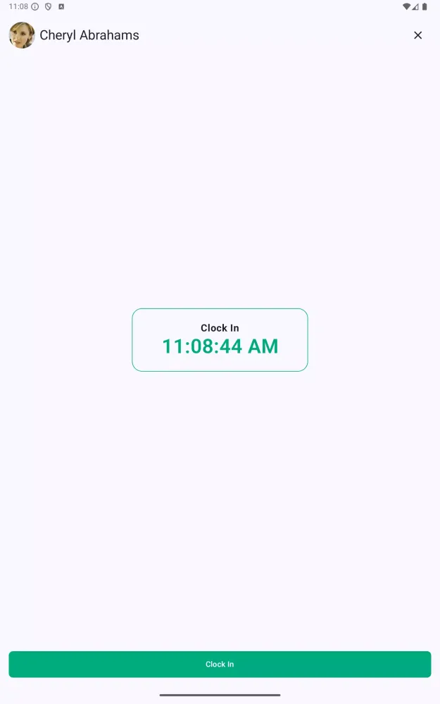 Cezanne Clock In / Clock Out Screenshots