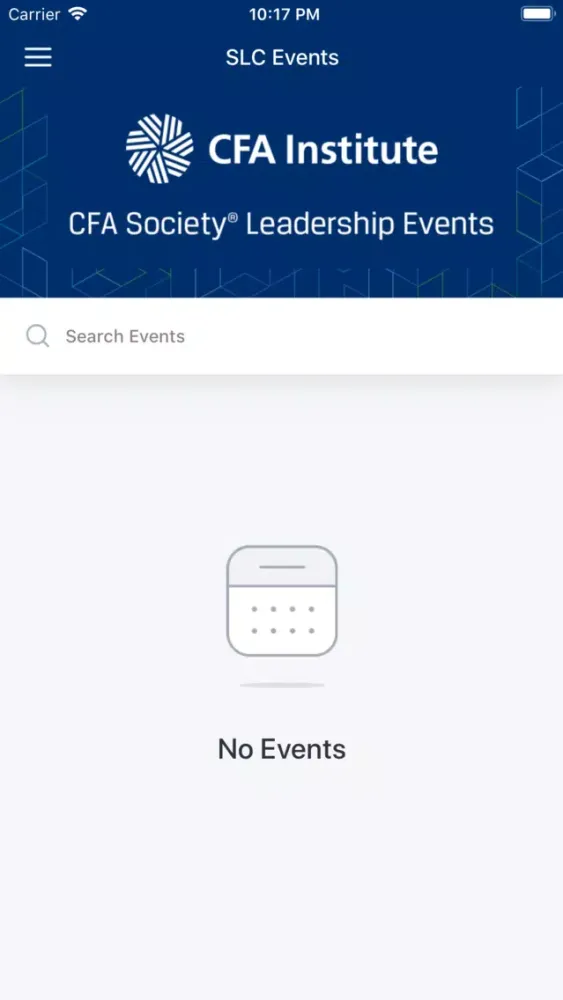 CFA Society Leadership Events Screenshots