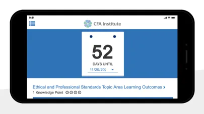 Tangkapan skrin CFA Institute Learning