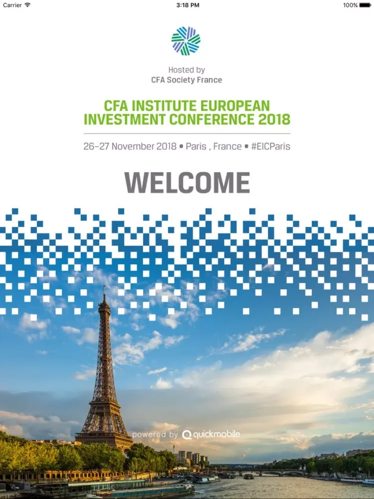 CFA Institute EIC 2018 iPad  Screenshots