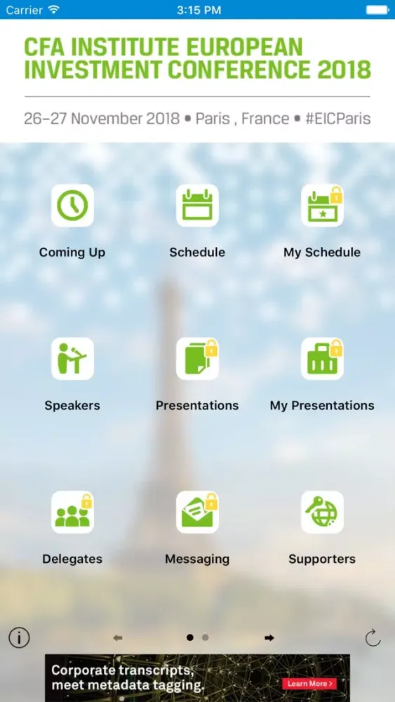 CFA Institute EIC 2018 Screenshots