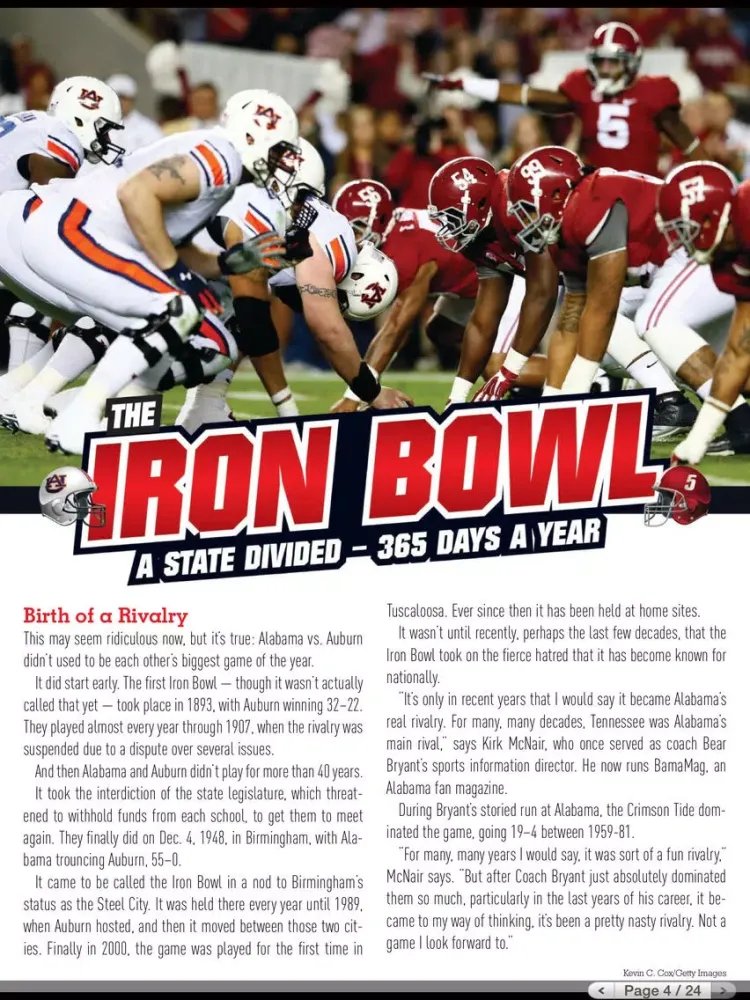 College Football Rivalry Series iPad  Screenshots