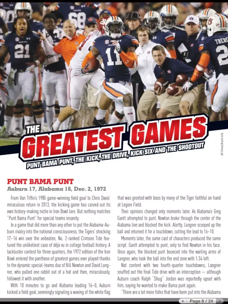 College Football Rivalry Series iPad  Screenshots