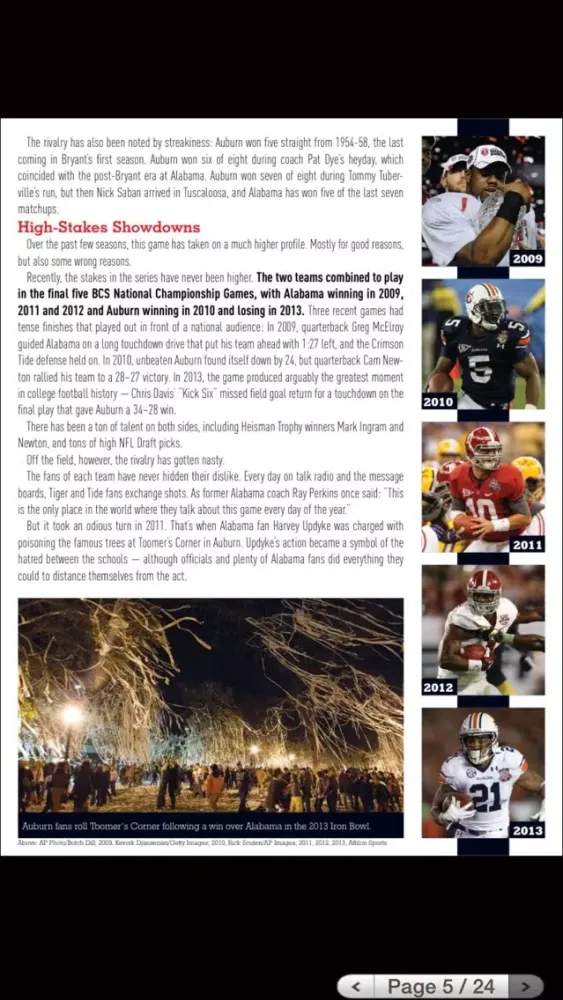 College Football Rivalry Series Screenshots