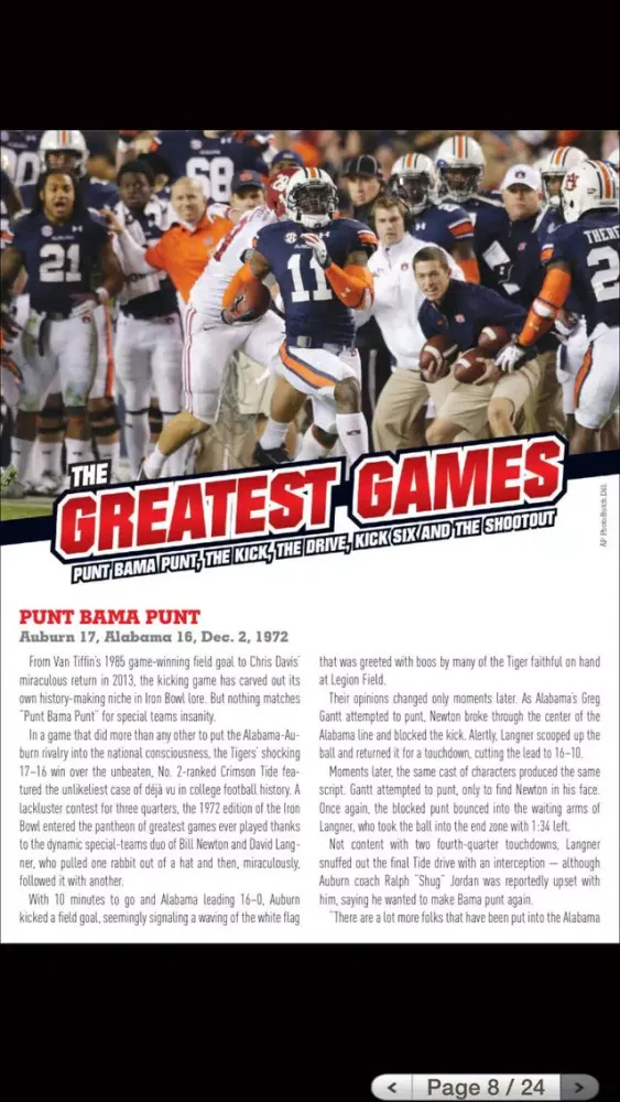 College Football Rivalry Series Screenshots