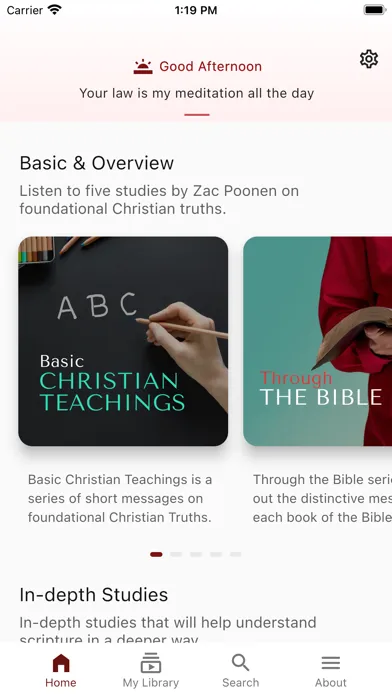 Bible Study with Zac Poonen Ekran Görüntüleri