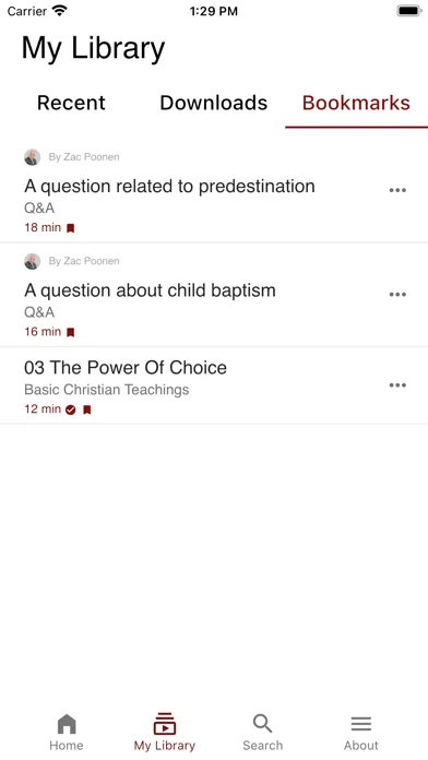 Bible Study with Zac Poonen Ekran Görüntüleri