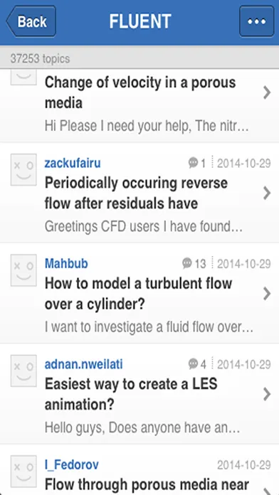 Tangkapan layar CFD Online Forum