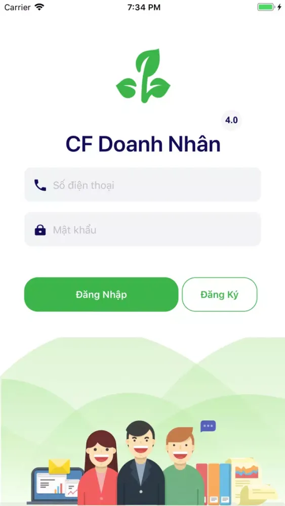 Tangkapan skrin CF Doanh Nhan