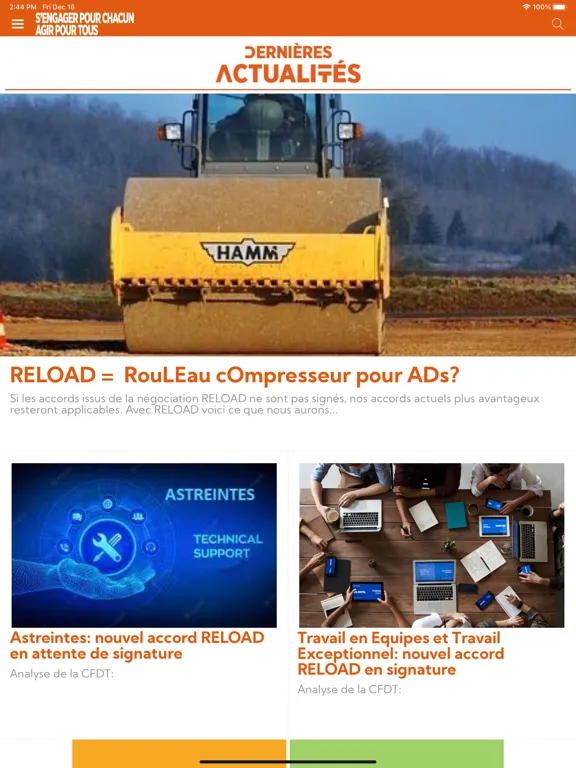 CFDT AIRBUS D&S iPad  স্ক্রিনশট