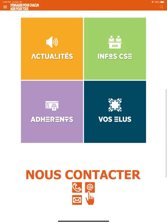 CFDT AIRBUS D&S iPad  স্ক্রিনশট