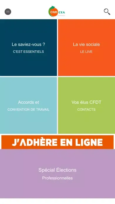 CFDT CEA স্ক্রিনশট