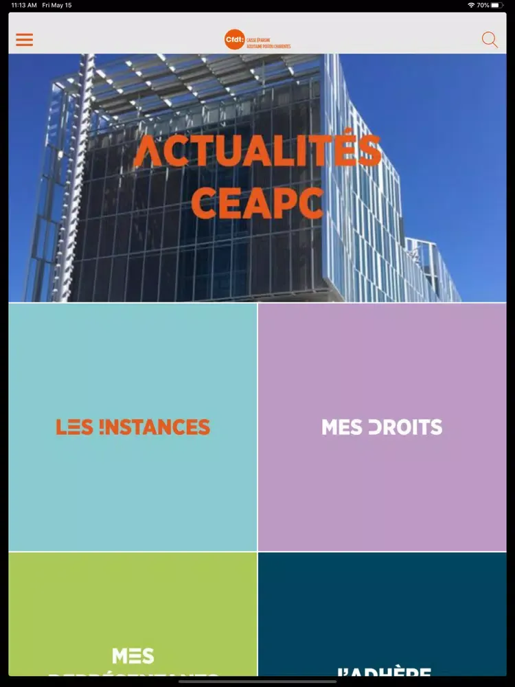 تصاویر CFDT CEAPC iPad 